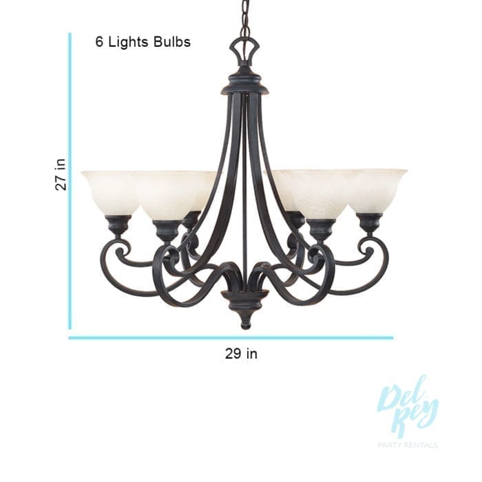 Tuscany Designers Fountain 6-Light Chandelier - Image 2