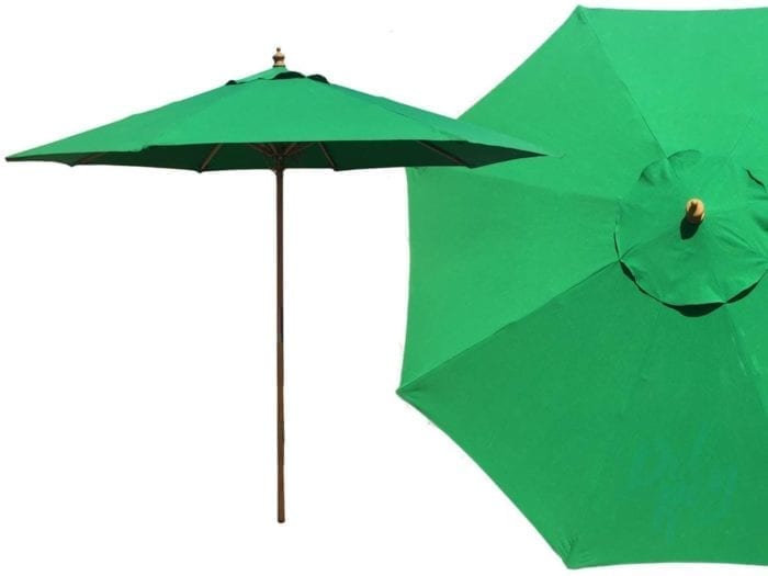 Hunter Green Market Umbrella 9FT Green