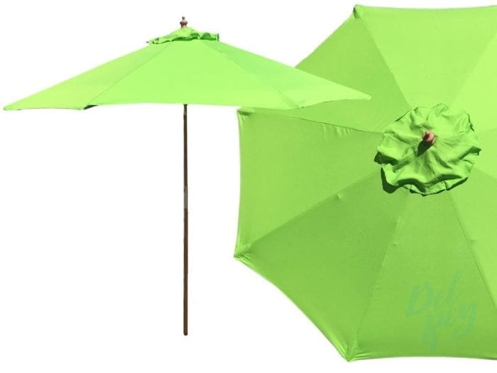 Lime Green Market Umbrella 9FT