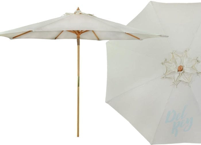 Natural Canvas Market Umbrella 9FT
