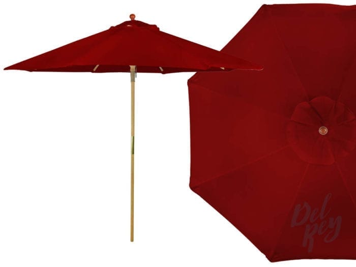 Burgundy Market Umbrella 9 FT.