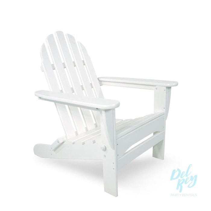 White Adirondack Chair