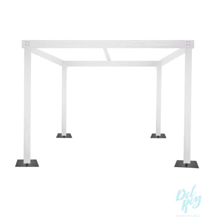 White Farmhouse Cabana