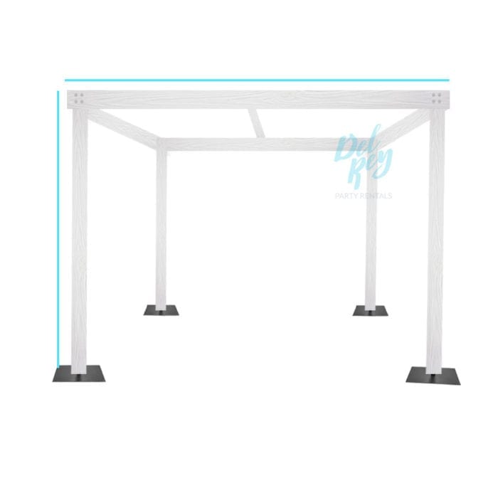 White Farmhouse Cabana - Image 2