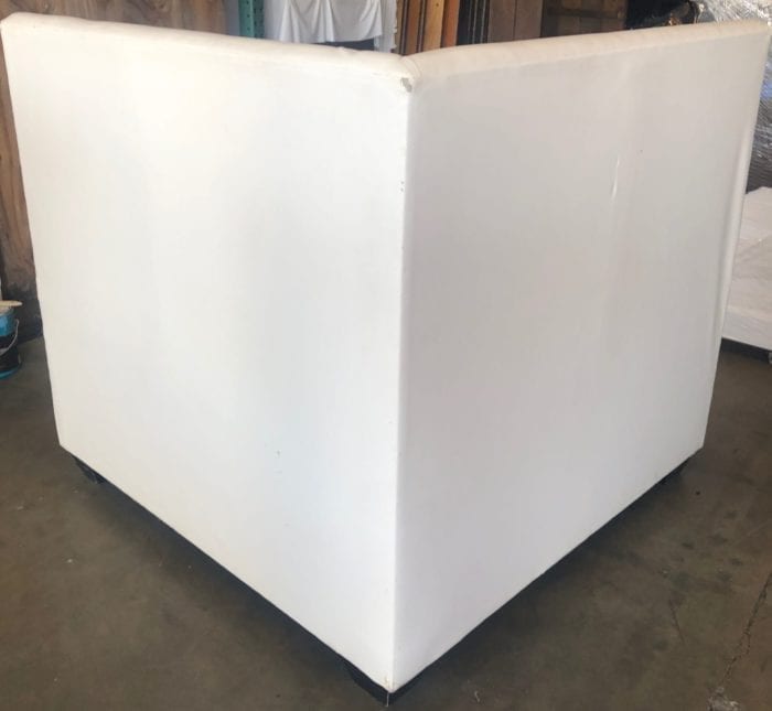 White High Back Corner Sectional - Image 2