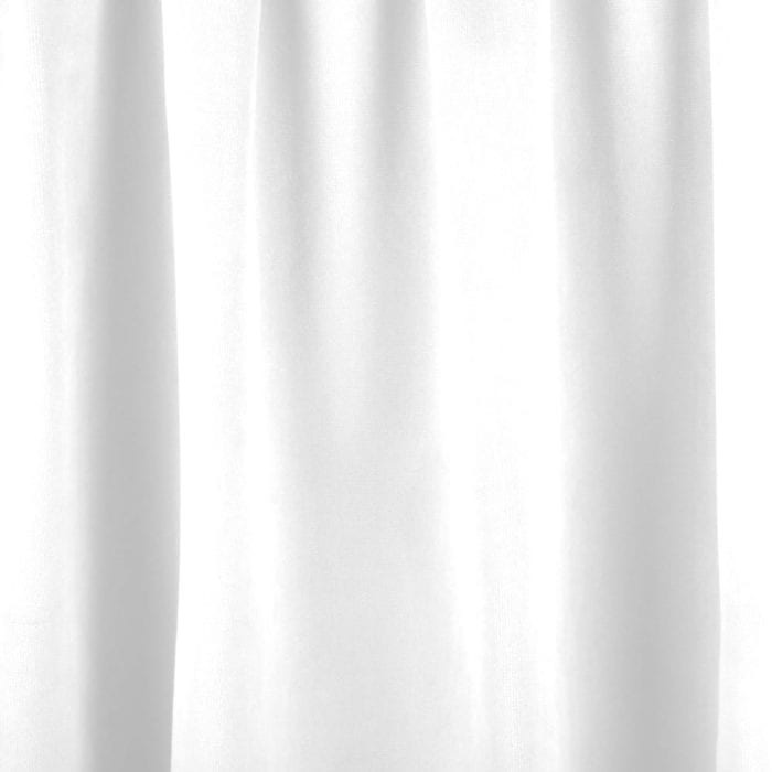 10 ft High White Velour Pipe and Drape