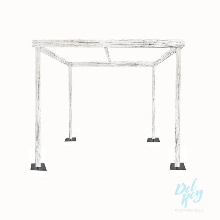 Whitewash Farmhouse Cabana 10'x10'