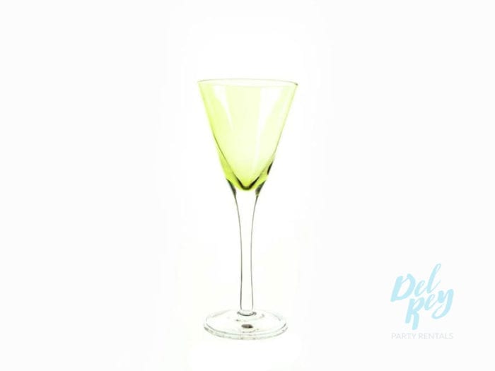 Wine Glass - Apple Green