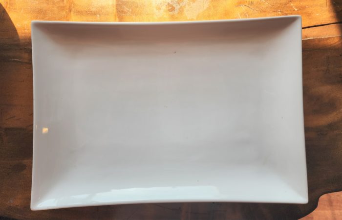 Bento Coupe Rectangular Platter 15.5"x10.5" - Image 3