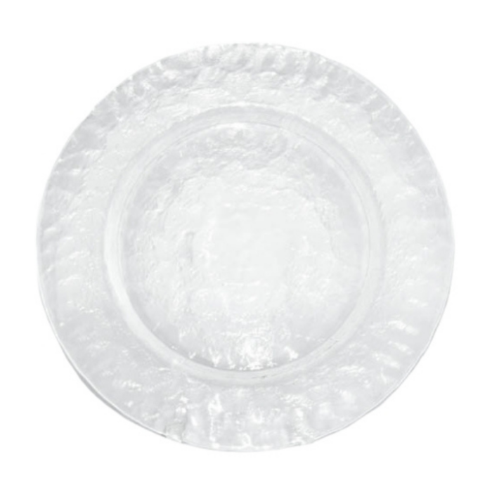 Clear Glass Charger – 13″ diameter