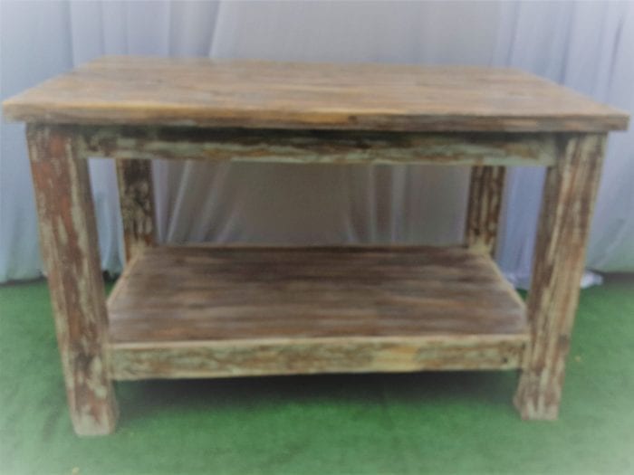 Vintage Farm Shelf Table