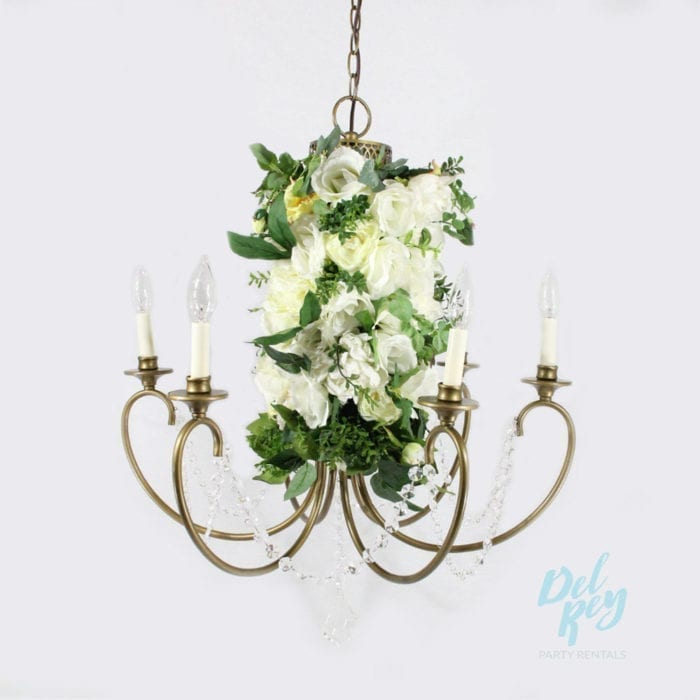 Artificial Flower Vintage Chandelier