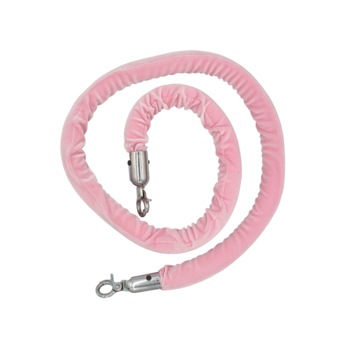 Light Pink Stanchion Rope - 6ft