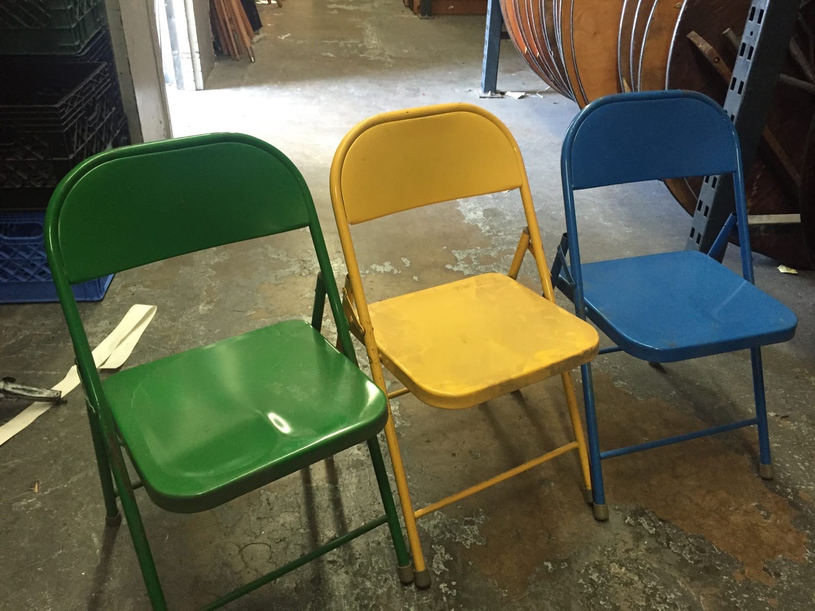 Metal Folding Children Chairs **FOR SALE ONLY** - Del Rey 