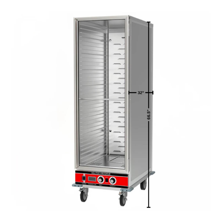 Clear Door Electric Transit Cabinet - Image 3