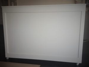 5 Ft. White Wood Bar